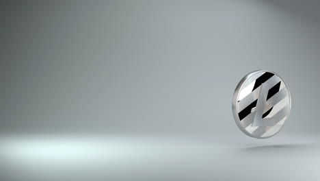 Litecoin-cryptocurrency-coin-logo-3d-rotating